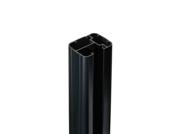 Poteau Aluminium À Sceller Premium Gris Anthracite, H.231.5 X L.50 X P.65 Cm