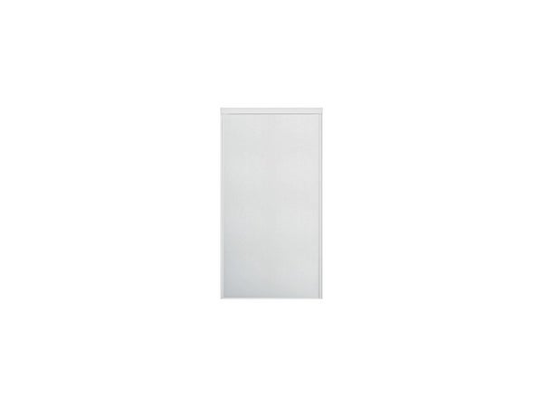 Porte de placard coulissant Snow frêne blanc l.96.2xH.120cm