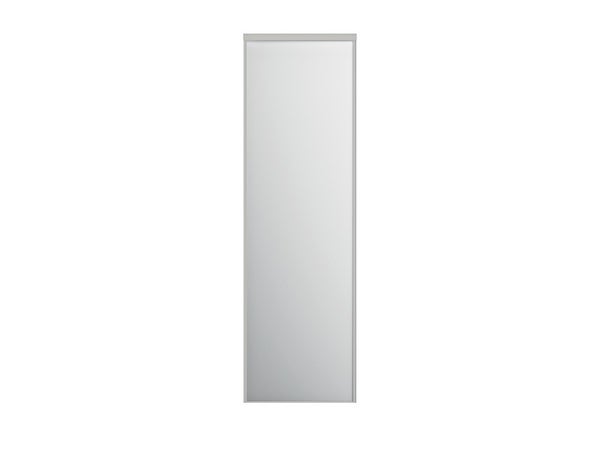 Porte de placard coulissant Reflet gris miroir argent l.76.2xH.250cm