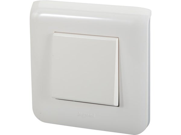 Interrupteur Va-Et-Vient Mosaic, Blanc, Legrand