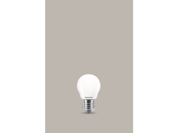 Ampoule Led À Filament Blanc Sphérique E27 470 Lm = 40 W Blanc Neutre, Philips