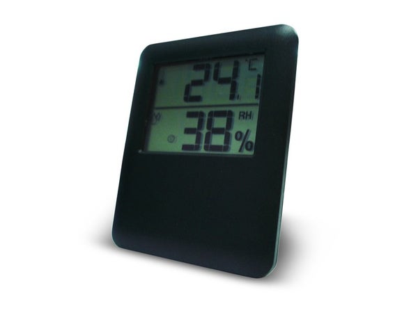 Thermomètre / Hygromètre Intérieur Otio noir