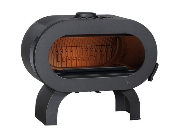 Poêle À Bois Invicta Fifty Sur Arche Anthracite, 10 Kw