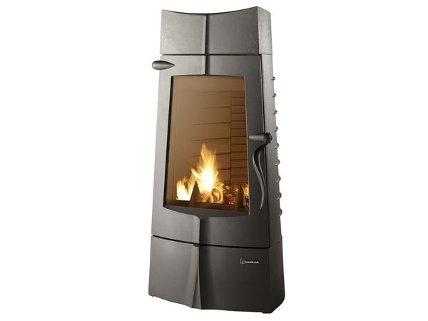 Poêle À Bois Invicta Chamane Anthracite, 10 Kw