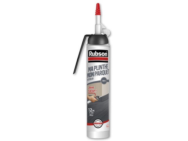 Mastic D'Étanchéité Boiserie, Parquet Et Plinthe Rubson 200 Ml Gris Moyen