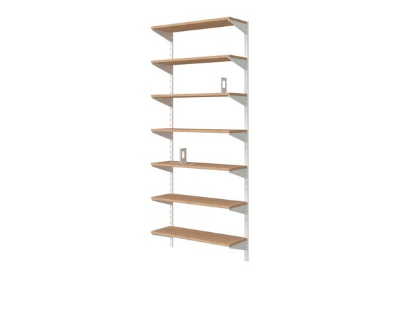 Console Double Acier Verni, P.47 Cm Entraxe 50 Mm