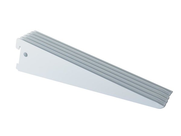 Lot De 10 Consoles Doubles Acier Verni, P.27 Cm Entraxe 50 Mm