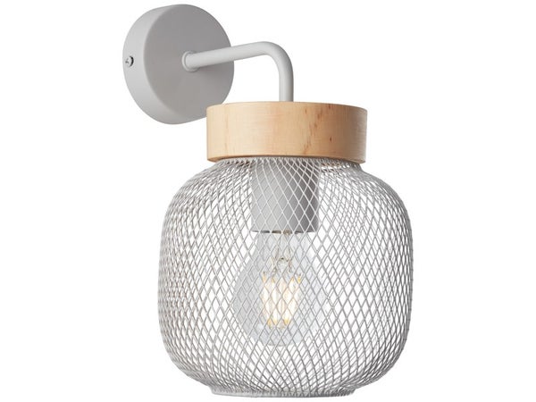 Applique, Scandinave Métal Gris Brilliant Giada 1 Lumière(S)