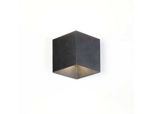 Applique, Design Aluminium Noir Led Intégrée Lussiol Jazzy