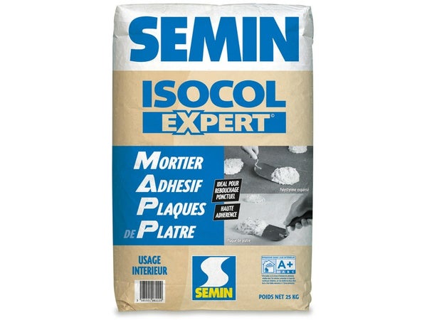 Mortier Adhésif Isocol Semin, 25 Kg