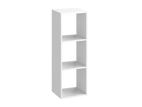 Etagère Cube Décoratif Spaceo Kub, Blanc H.104.9 X L.36 X P.31 Cm