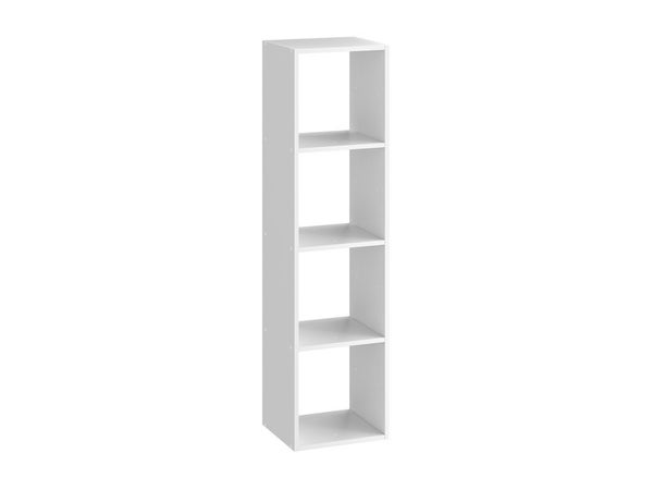 Etagère Cube Décoratif Spaceo Kub, Blanc H.139.3 X L.36 X P.31 Cm