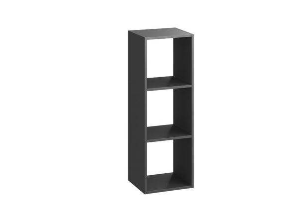 Etagère Cube Décoratif Spaceo Kub, Gris H.104.9 X L.36 X P.31 Cm