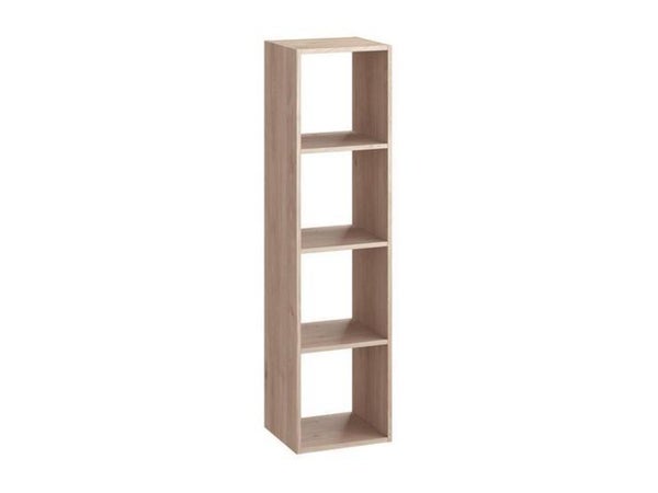 Etagère Cube Décoratif Spaceo Kub, Chêne H.139.3 X L.36 X P.31 Cm