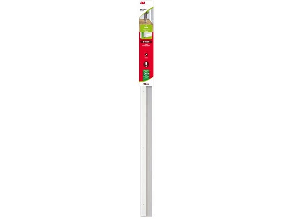 Bas De Porte À Visser Sol Lisse À Visser Classique 3M, L.93 Cm Blanc