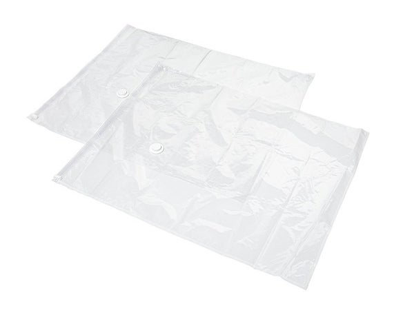 Housse sous vide sac gain de place SPACEO transparent H.80 x l.100 x P.0 cm