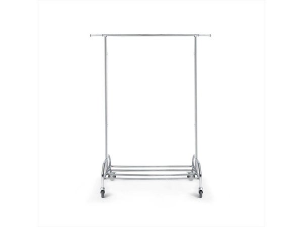Portant extensible charge lourde SPACEO Flo gris H.185.5 x P.53 cm