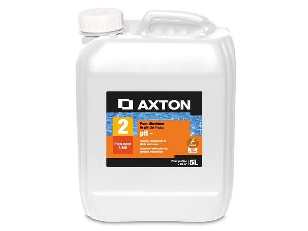 Réducteur de ph pour piscine AXTON, liquide, 5 litres