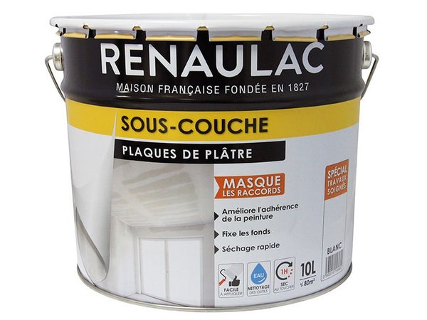 Sous-couche plaque de plâtre RENAULAC 10L