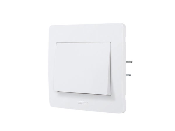 Poussoir Complet, Debflex Diam2, Blanc