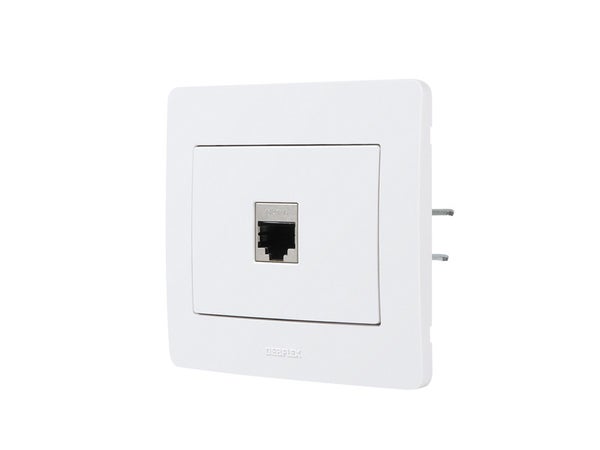 Prise Rj45 Diam2, Debflex, Blanc