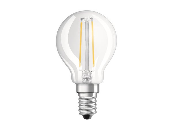 Ampoule Led À Filament Sphérique E14 250 Lm = 25 W Blanc Chaud, Osram