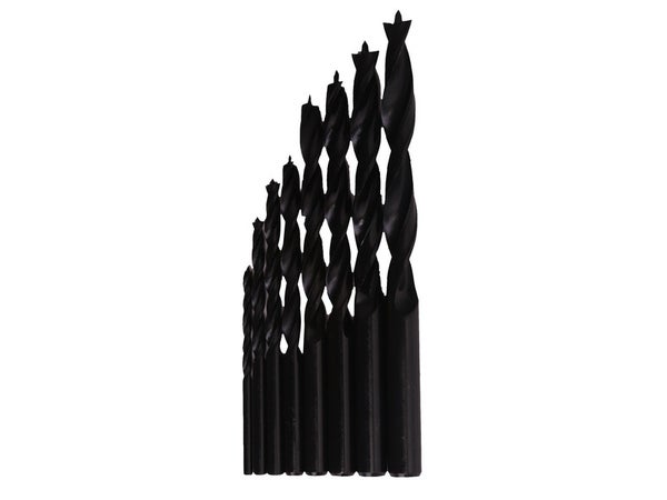 Coffret De 8 Forets Bois, Diam.3-4-5-6-7-8-9-10 Mm