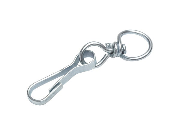 Lot De 4 Mousquetons Acier Zingué Standers, L.30 X L.7 Mm