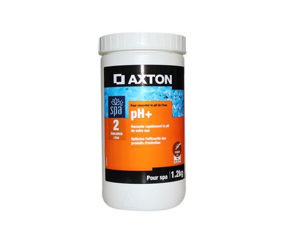 Réhausseur de ph spa AXTON, en poudre 1.2 kg