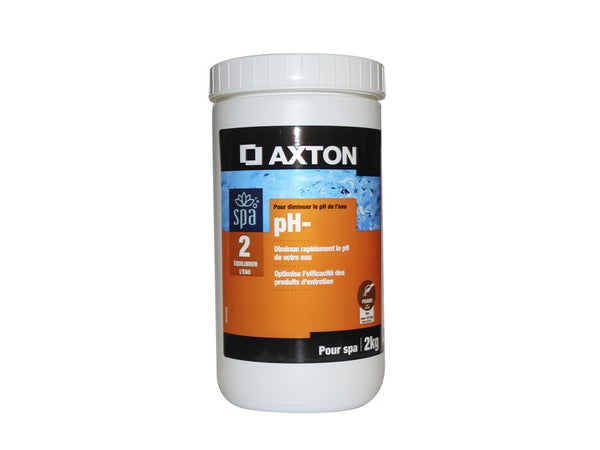 Réducteur de ph spa AXTON, en poudre 2 kg