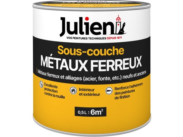 Sous-Couche Métaux Ferreux  Julien, 0.5 L
