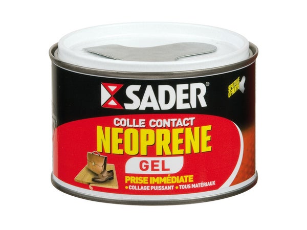 Colle Néoprène Gel Multi - Usages Sader, 250 Ml