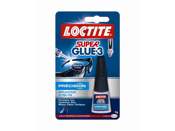 Colle Glue Liquide Super Glue 3 Precision Loctite, 5 G