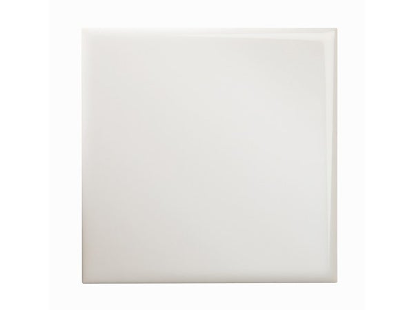 Faïence Mur Medio Uni Blanc Brillant L.15 X L.15 Cm, Blanc