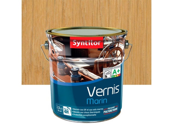 Vernis marin bois SYNTILOR marin incolore mat 2.5 l