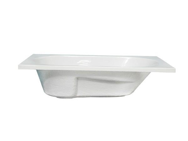 Baignoire rectangulaire, L.140x l.70 cm blanc, SENSEA Access confort