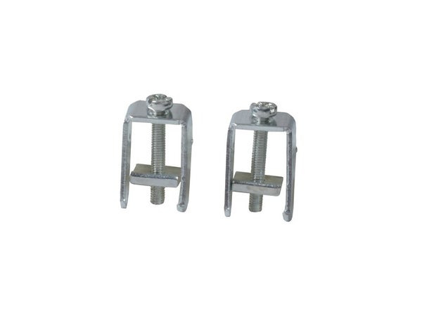 Lot de 2 griffes de fixation Epure, LEXMAN, gris aluminium