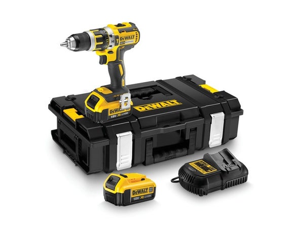 Perceuse à percussion sans fil DEWALT, 18 V 4 Ah, 2 batteries DCD795M2-QW