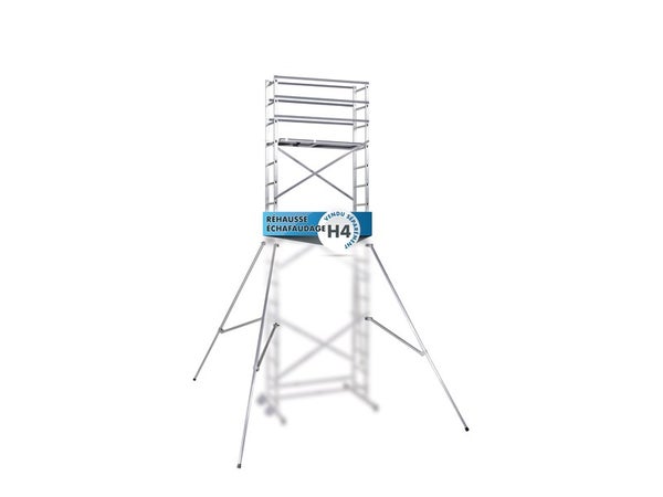 Rehausse aluminium hobbystep h6 pour hobbystep h4, hauteur de travail 6 m