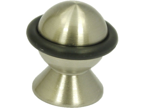Butée De Porte Gpi Acier Inoxydable Mat Gris Diam.3.1 Cm X L.3.1 Cm X H.3.2 Cm