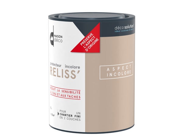 Protecteur Reliss, Maison Deco, Incolore Mat, 1 L