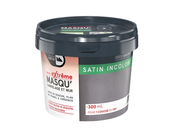 Vernis Masqu'Carrelage Et Mur Maison Deco, Transparent, 0.3 L