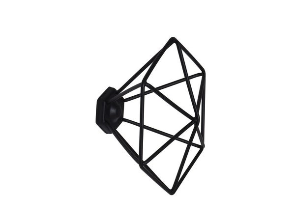Tête de portemanteau INSPIRE Modulo, à visser, acier, noir