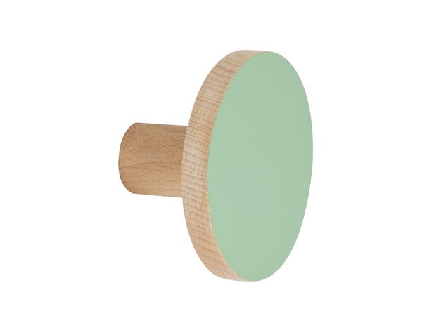 Tête de portemanteau INSPIRE Modulo, à visser, bois, vert