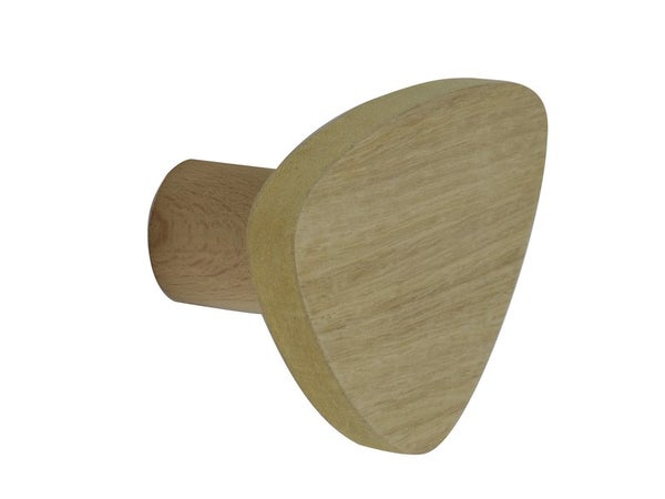 Tête de portemanteau INSPIRE Modulo, à visser, bois, chêne