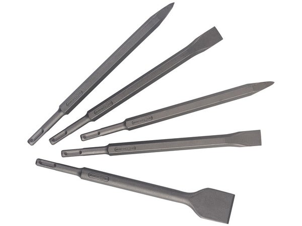 Jeu de burins SDS-plus en acier METABO 630484000, 5 pieces