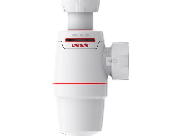 Siphon neo air lavabo zero fuite bruit odeur WIRQUIN diam. 32 mm