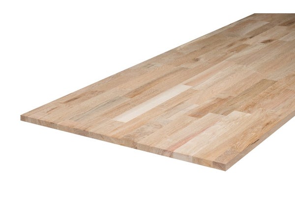 Plateau de table bois chene aboute, L.160 x l.80 cm x Ep.22 mm