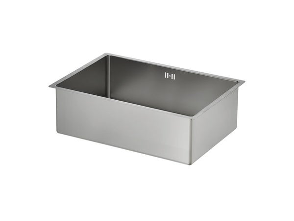Evier à encastrer 1 cuve, inox, gris / argent MICHIGAN