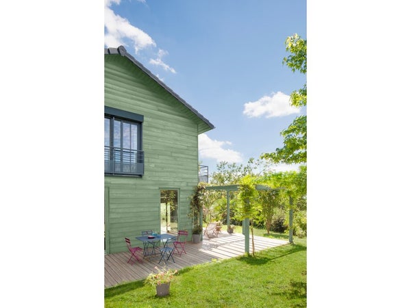 Lasure V33 HP LES COULEURS 8 ans vert provence satiné 0.125 L